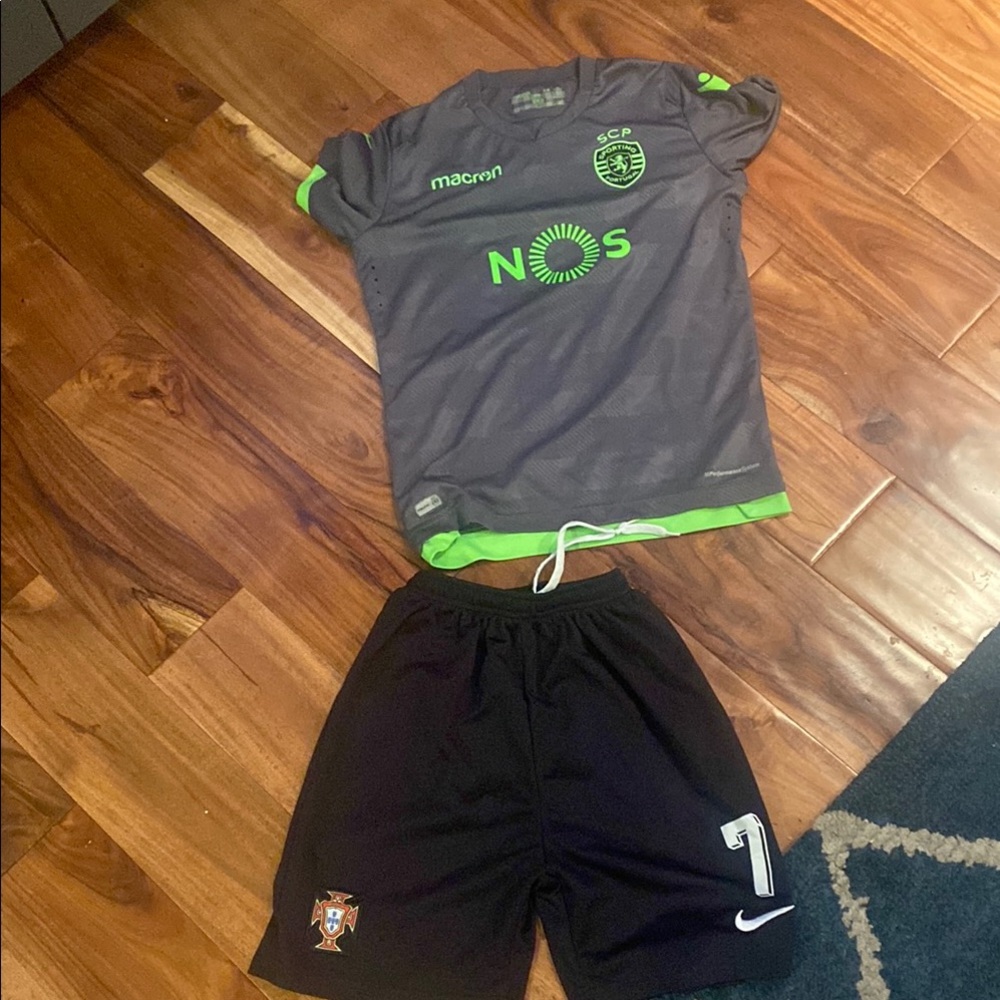 Nike Kids Matching Set - Gray and Black